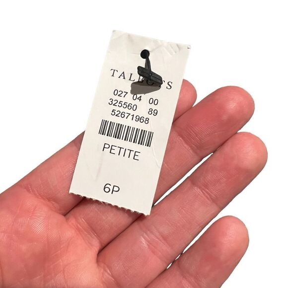 NWT! Talbots navy & white striped blazer.‎ Size 6P - Picture 5 of 10